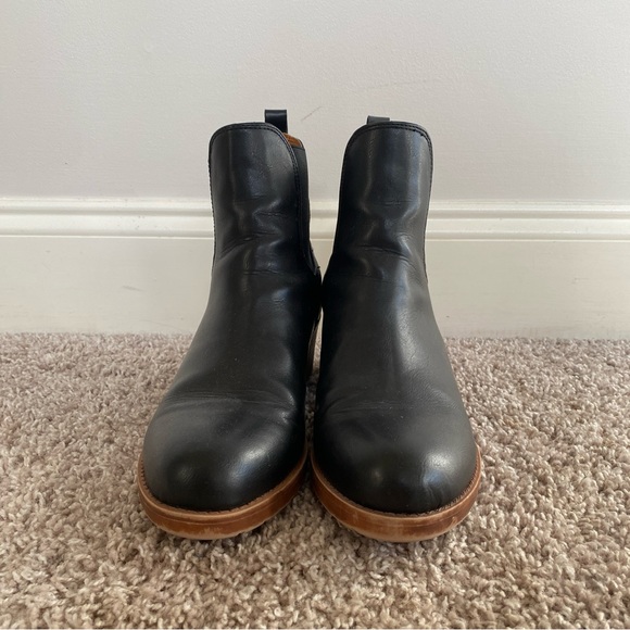 Black and Brown European Ankle Booties Size 41 Size 10.5 - Picture 4 of 11
